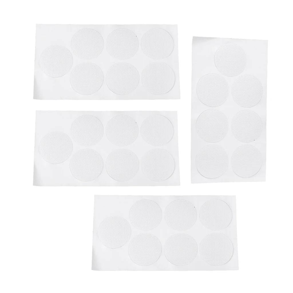 28pcs Round Safety Treads Non-Slip Applique Stickers Mat BathTub & Shower