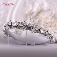 YouLaPan S292-FG, модные роскошные блестящие стразы, повязка на голову, свадебный камень, повязка на голову, женские аксессуары для волос, барокко, повязка на голову