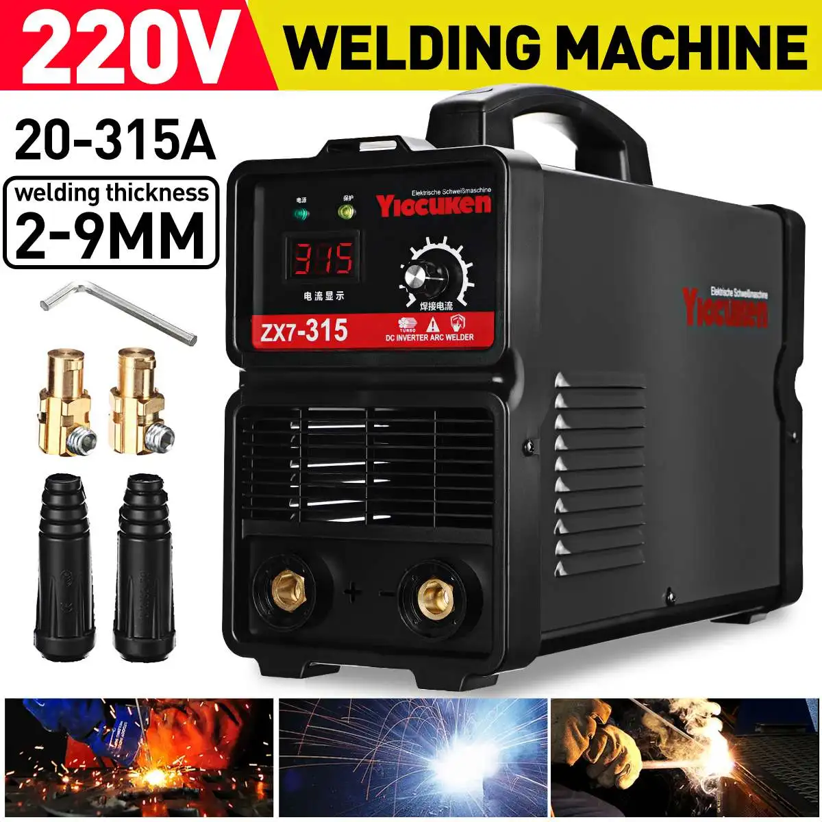 220V 380V ARC 315Amp Stick Welder DC Inverter MMA Welding Machine IGBT 2  # 