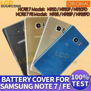 

5.7" Original For Samsung NOTE 7 Battery Cover N930F Back Glass Battery Housing For Samsung Note 7 FE Battery Cover Replace