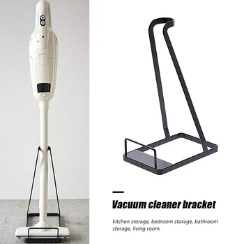 

Metal Vacuum Cleaner Bracket Holder Floor Stand Storage Brush Tool Accessories Closet Clothes Glass Mug Shelf Hanger