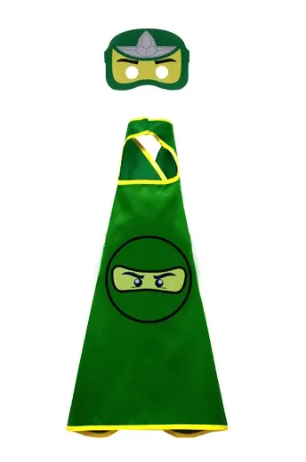 Green Cloak Новинка; Костюм Ниндзяго; костюм для маленьких мальчиков; костюм для мальчиков из спандекса; карнавальные вечерние костюмы на Хэллоуин; маскарадные костюмы для девочек; нарядная одежда ниндзя - Цвет: Green Cloak