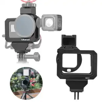

Ulanzi G8-5 Vlog Case Cage for Gopro Hero Black 8 Extend Cold Shoe Mount for Microphone LED Light