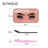 O.TWO.O Eyebrow Soap Wax With Trimmer Fluffy  Feathery Eyebrows Pomade Gel For Eyebrow Lamination Makeup Soap Brow Sculpt Lift ► Photo 3/6
