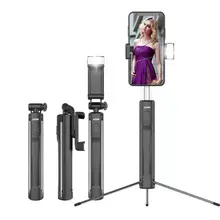 A19 мобильный телефон Автоспуск Bluetooth Черный пульт дистанционного управления селфи полюс производитель прямой светильник дополнение штатив Sel