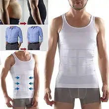 Тонкий подтягивающий мужской пояс для тела мужской жилет для талии Abdo для мужчин для контроля живота тонкая талия Нижнее белье Пояс для похудения рубашки S-2XL