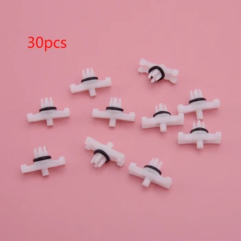 

30pcs/set Roof Ledge Rain Gutter Moulding Trim Fastener Clip Fit For BMW 3 Series E46 1998-2014 51138204858 51134501967