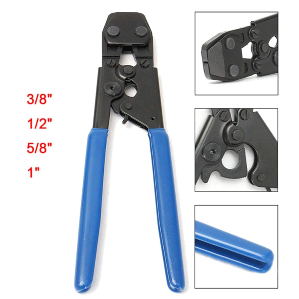 

Stainless Steel Pipe Crimping Pliers Pipe Tool Manual Pressure Clamp Car Ball Cage Clamp for Workshop Machine Models Repairing