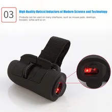 Мини пальчиковая мышь Беспроводная связь USB оптическое кольцо-Мышка для портативных ПК OD889