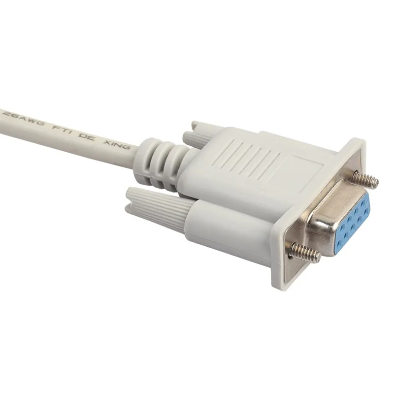 AMS-1PC 5ft F/F Серийный RS232 Null модемный кабель женский DB9 FTA перекрестное соединение 9 Pin передачи данных COM кабель конвертер ПК Acce