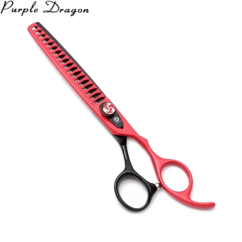 

Animal Grooming Scissors Purple Dragon 7" Stainless Pet Scissors Cat Nail Shears Dogs Grooming Comb Hair Cutting Scissors Z4004