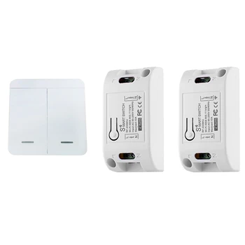 

Rubrum 433Mhz RF Smart Wifi Switch Wireless Remote Control Light Switch Home Lamp Controller Work