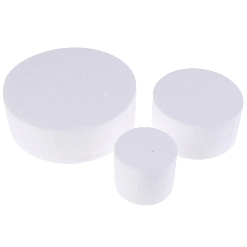 Wedding Decor Accessories New Round Styrofoam Foam Cake Dummy Sugarcraft Flower Decor Patrice Model