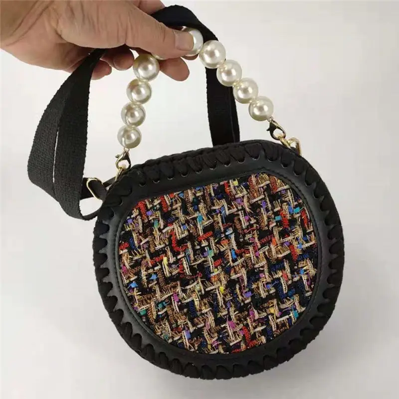 2 шт DIY вязание крючком мешок кожаный гвоздь нижний формирователь Замена вставки база для вязальный кошелек сумка аксессуары