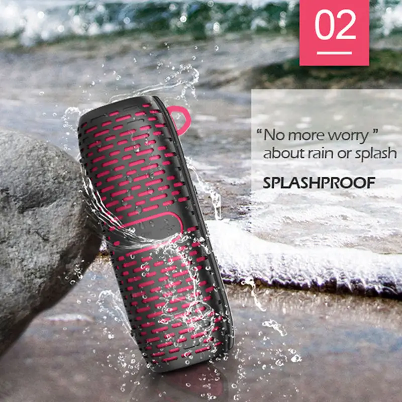 AAAE топ-портативный Bluetooth динамик Колонка Открытый велосипед Водонепроницаемый бас звук стерео беспроводной объемный сабвуфер Handsfree So