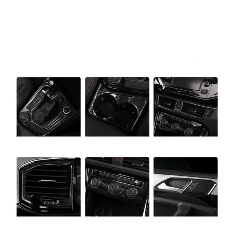 Автомобильные декоративные автомобильные системы управления, интерьерные Лихи, чехлы для стайлинга автомобилей, яркие блестки 18 19 для Volkswagen Tayron
