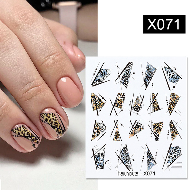 1 Sheet Nail Water Decals Transfer Lavender Spring Flower Leaves Nail Art Stickers Nail Art Manicure DIY