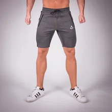 Cotton Mens Short Slim Fit Trousers Bodybuilding Fitness Durable Spodenki Men Shorts Sweatpants Fitness Workout Shorts EE6DK