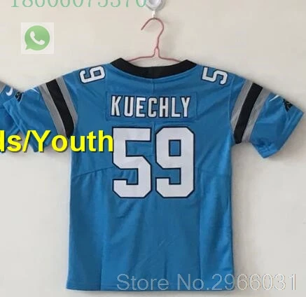 A+++ качественная Детская Молодежная 1 камера newton 59 Luke Kuechly Christian McCaffrey 22 jersey Carolina - Цвет: for kids youth