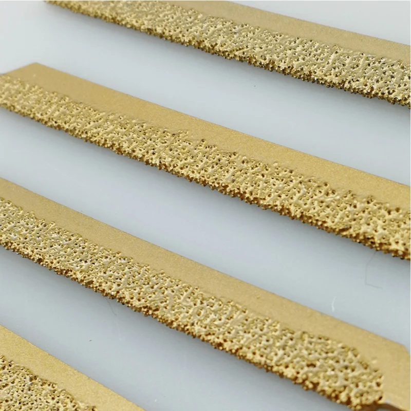 Hot Sale Vacuum Brazed Diamond Jigsaw Blade Very Fast Cutting Speed and Long Life Diamond Jig Saw Brazed Saw Blade Artificial St
