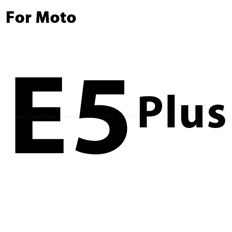 5D изогнутое полное покрытие из закаленного стекла для Motorola Moto One Vision Action E5 G7 power G6 G5S G5 Plus Play Защитная пленка для экрана - Цвет: For Moto E5 Plus