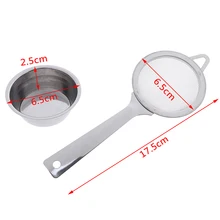 1-set сетчатый ситечко для заварки чая с ручкой