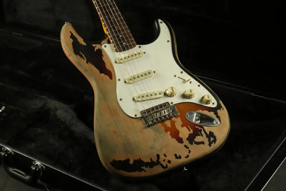 Высокое качество relic heirloom коллектор электрогитара ra звукосниматели sss клен Шея