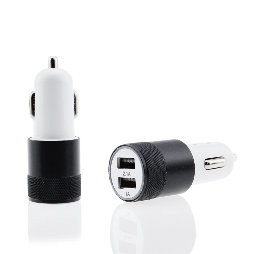 Универсальное автомобильное двойное USB зарядное устройство мини пуля автомобильное зарядное устройство 2 порта адаптер для смарт мобильного телефона автомобильные аксессуары