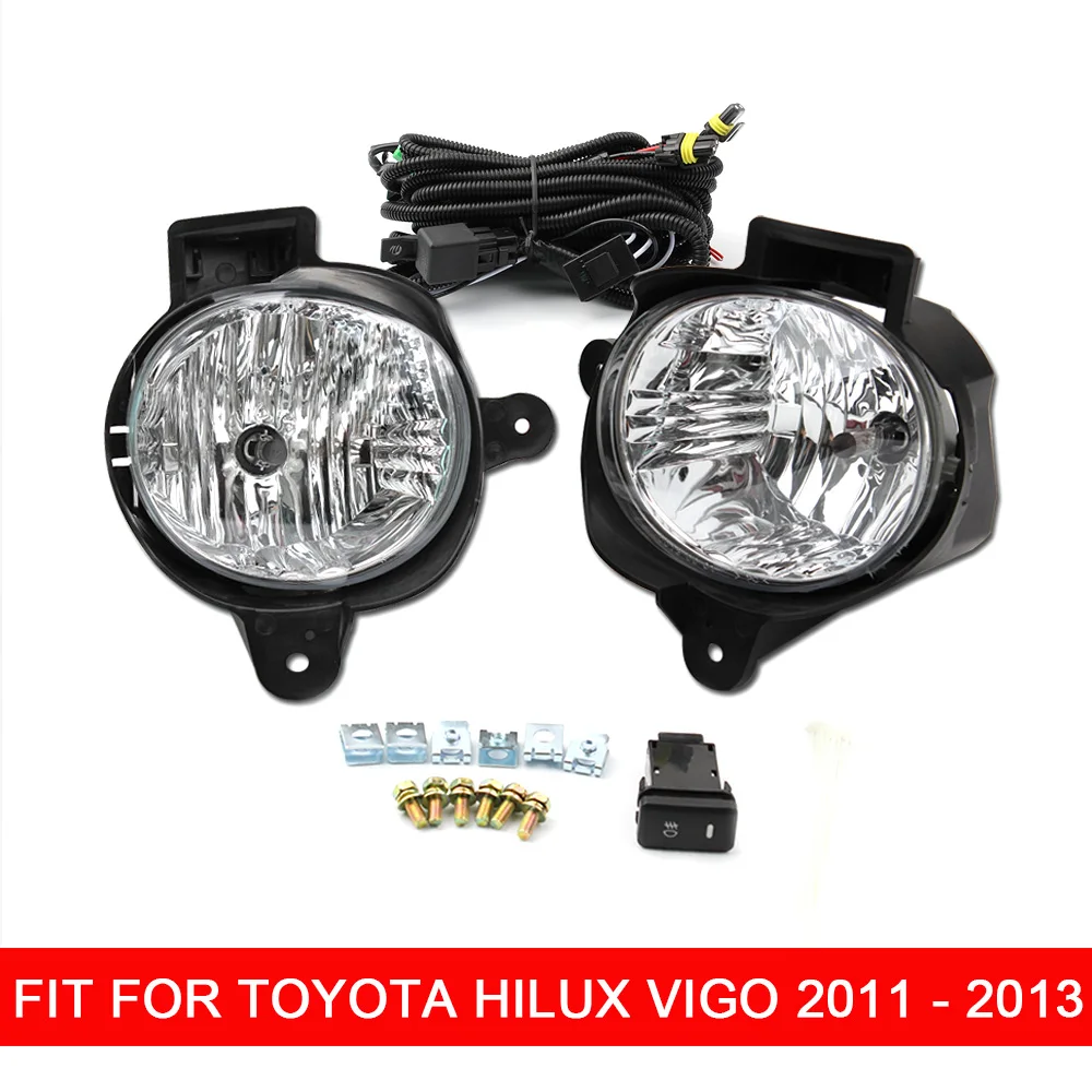 12В Противотуманные фары Дневные Фары Светильник в сборе для Toyota Hilux Vigo 2011 2012 2013