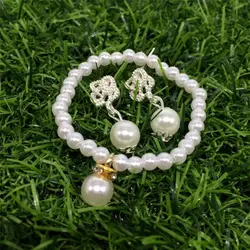 HS – bijoux de décoration de chaussures de poupée, collier de perles, boucles d'oreilles, accessoires pour bébé, 2022 