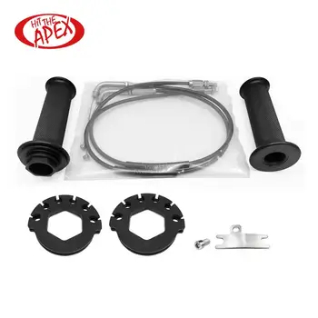 

Quick Action Throttle Complete with Cables Kit For YamahaR1 YZF-R1 2015 2016 Push Pull Throttle Assembly