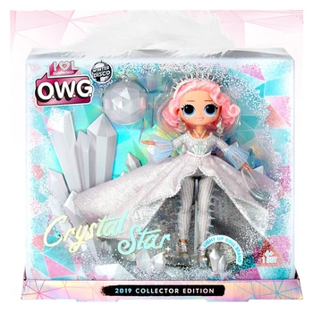 

Hot LOLs Surprise Doll OMG Crystal Star Winter Disco Crystal Star Collectible Edition Fashion Doll Girl Toy Gift Birthday Gift