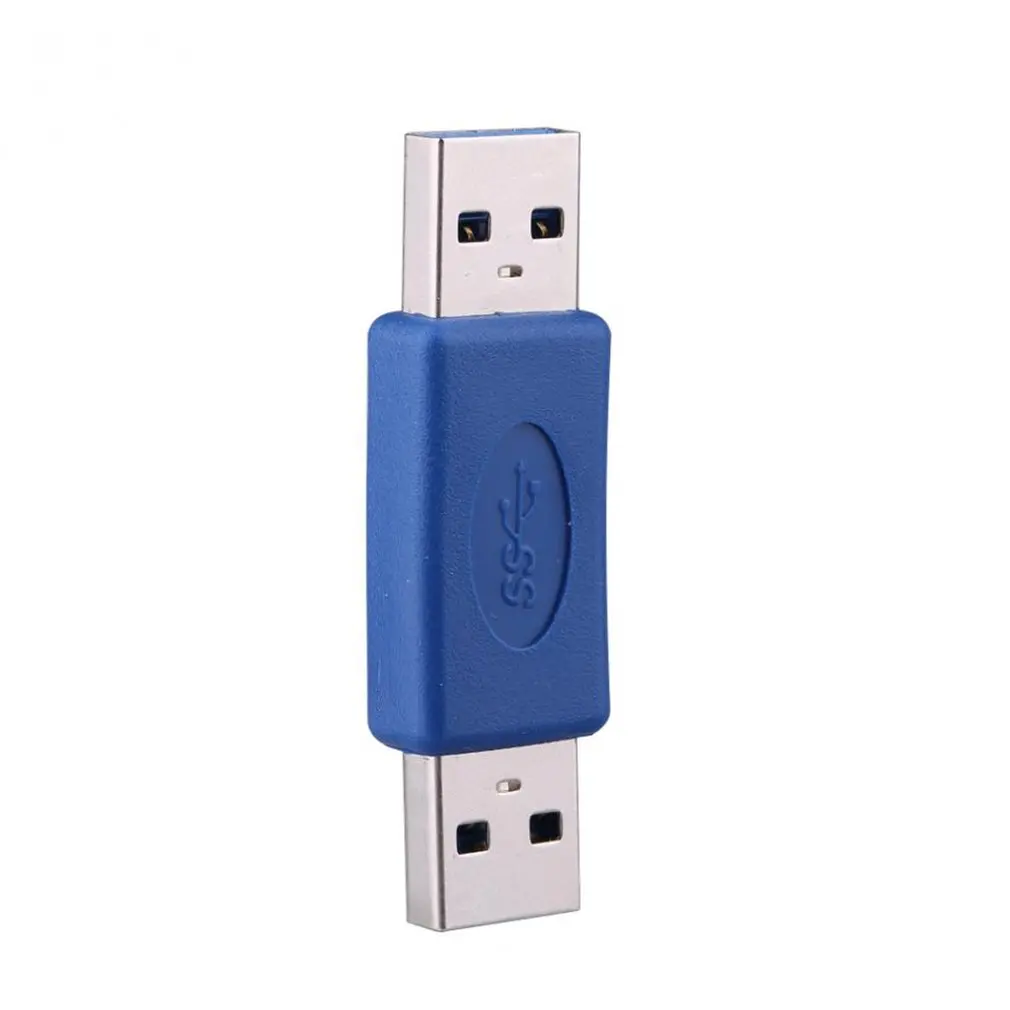male to male USB 3,0 тип A адаптер «Папа-мама» угловой удлинитель соединитель - Цвет: male to male