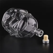 Стеклянная бутылка вина ваза для украшения дома стекло DIY бутылка воды НОВИНКА шлем штурмовика из «Звездных Войн» стекла водки виски