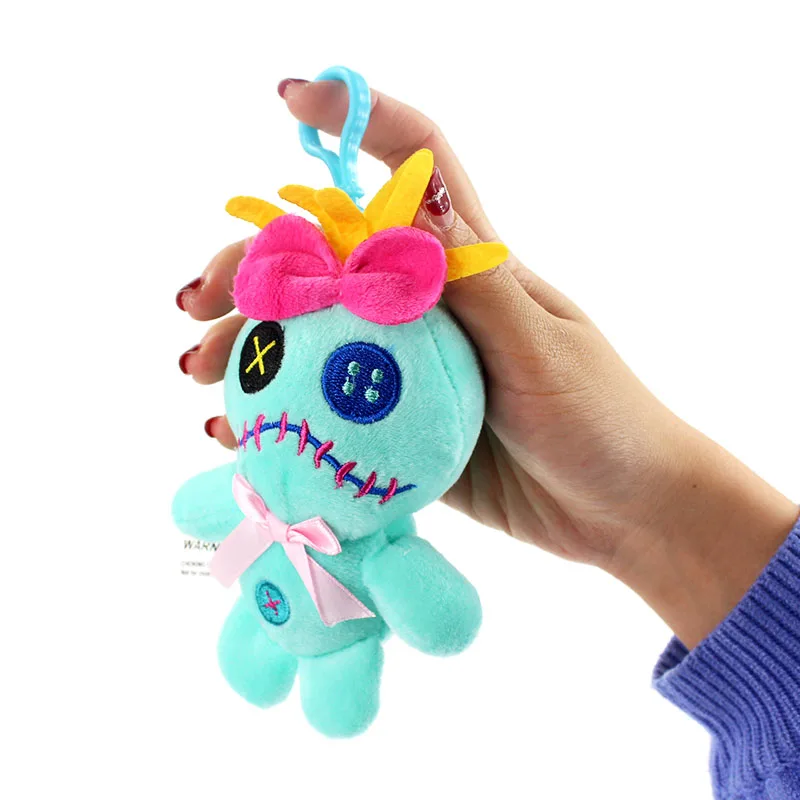 13 см 10 шт/партия Лило и стежка милые Подвески Scrump брелок мультфильм плюшевые игрушки куклы для детей Подарки