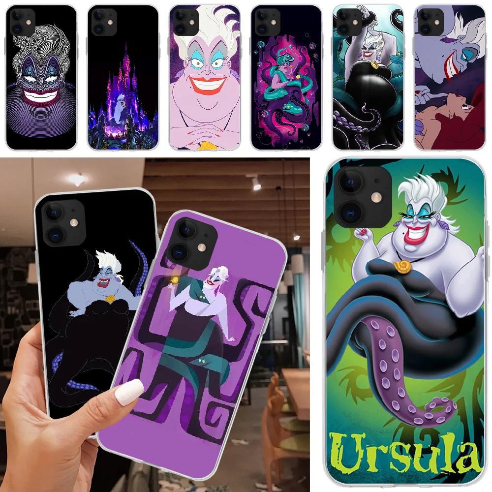 

OFFeier Ursula The Little Mermaid Phone Case Cover For iPhone 5C 5 5S SE 7 8 plus X XS XR XS MAX 11 11 pro 11 Pro Max