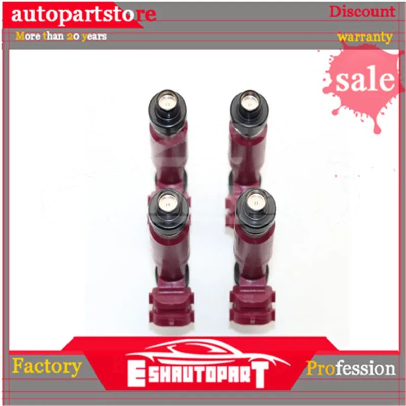 4 шт сопла форсунки 195500-3310 для Мазда Miata 1999-2000 1.8L-L4 1955003310 BP4W-13-250 FJ584 842-12201 M666 4G1402