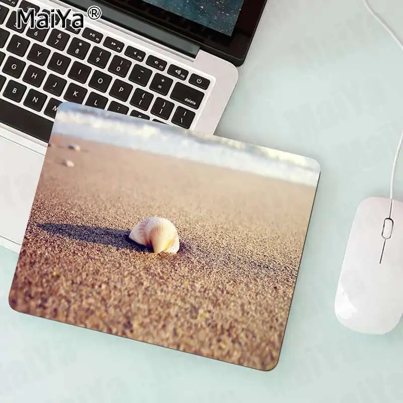 MaiYaCa ракушки на пляже маленький коврик для мыши PC компьютерный коврик резиновый ПК компьютерный игровой коврик для мыши
