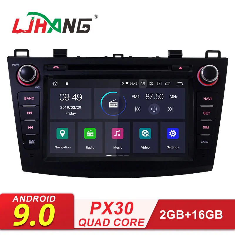 #*Cheap LJHANG 8 inch Android 9.0 Car DVD Player GPS For Mazda 3 mazda3 2009 2010 2011 2012 2013 WIFI Multimedia 2 Din Car Radio Stereo