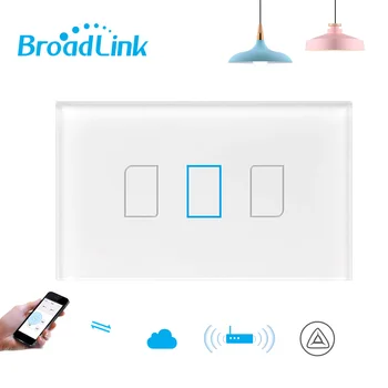 

Broadlink TC2 US Standard RF Remote Switch AC110V 220V Wall Switch Smart home Automation Support IOS Android Phone Via RM4 Pro