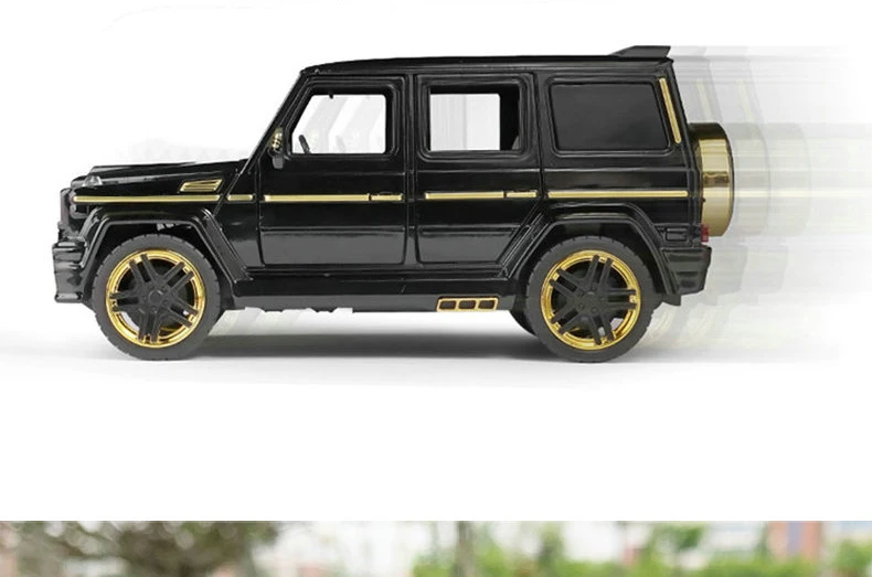 1:24 Mercedes Benz babushe металлическая модель автомобиля моделирование внедорожных акустооптических возврата подарок коллекция игрушек аксессуары