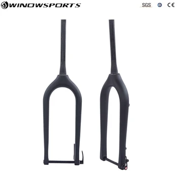 

Full Carbon Fiber Bike Snow fork 26er bicycle Carbon Front Fat Fork Matt/Glossy Disc Brake Snow Bikes Fat Fork Free Shipping