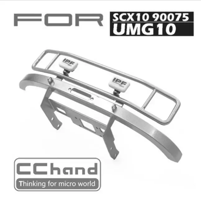 Металлический ранчо передний бампер для осевой SCX10 90075 UMG10