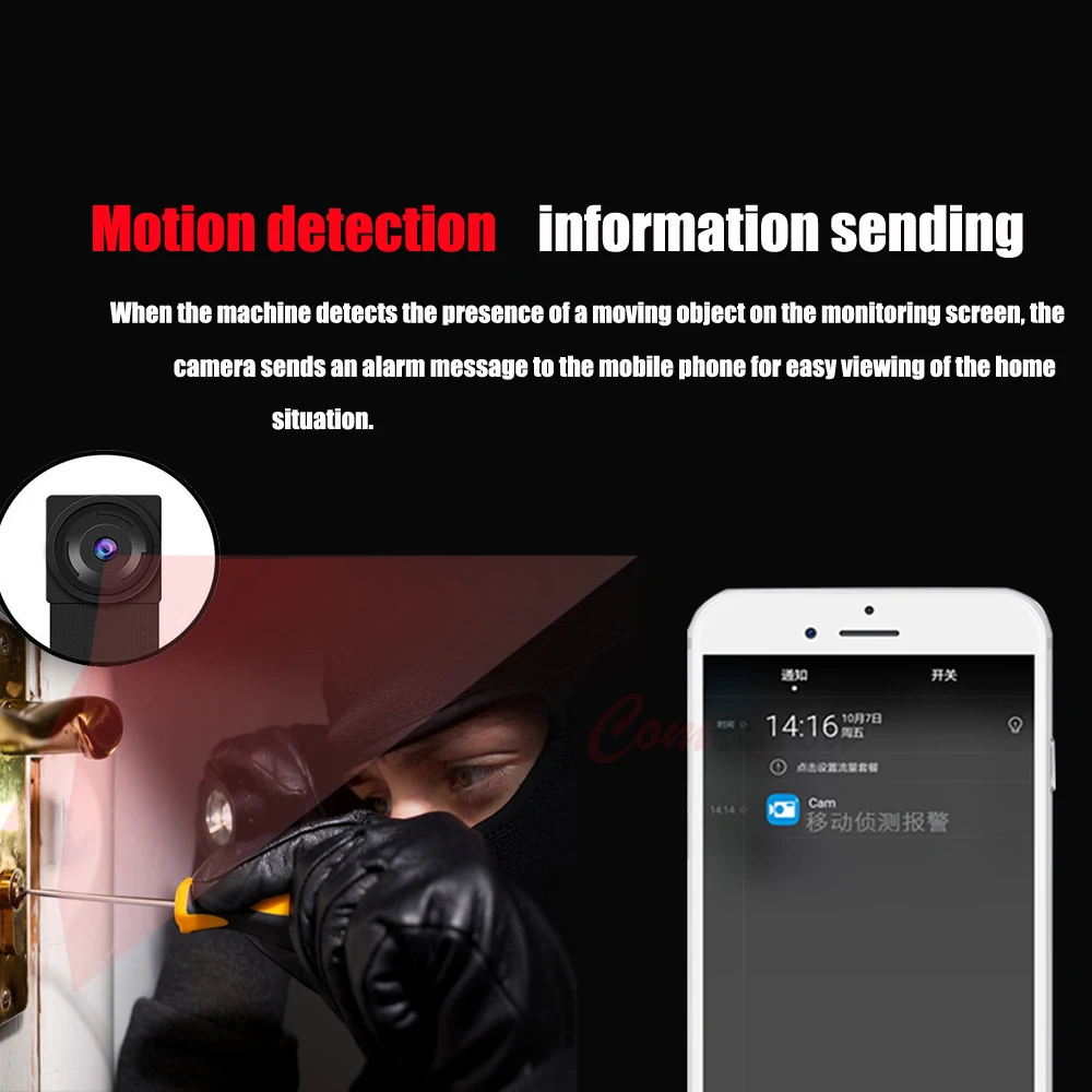 Tanie DIY Mini kamera WiFi Mini kamera Wi Fi Full HD 4K kamera P2P wideo detekcji ruchu aparat zabezpieczeń IP
