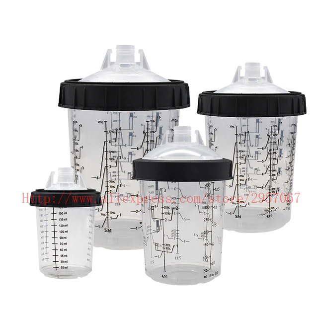Calibrated Graduated Paint Mixing Cups 350ml x 50 PPS Painting Measuring Cup