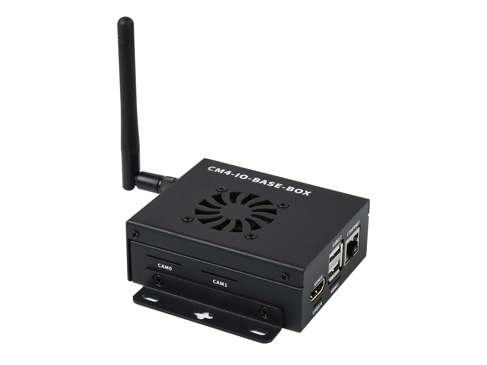 Não Incluso Módulo de Computador Host Mini Cabeçote Interno Placa Mini io Ver Completo Caixa de Metal com Ventilador de Refrigeração Cm4 Quadro demonstração - Imagem 4
