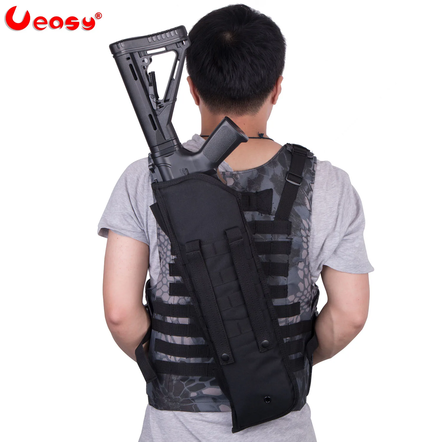 

Ueasy Nylon Rifle Outdoor Tactical Gun Storage Bag Hunting Airsoft Gun Bag Airsoft Hunting Holster Military Molle Backpack 48CM