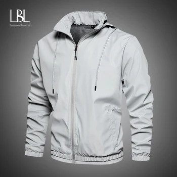 

Mens Hooded Jackets and Coats Men's Bomber Jacket Autumn Zipper Jacket Men New Fashion Army Outdoors Clothes Casual streetwear