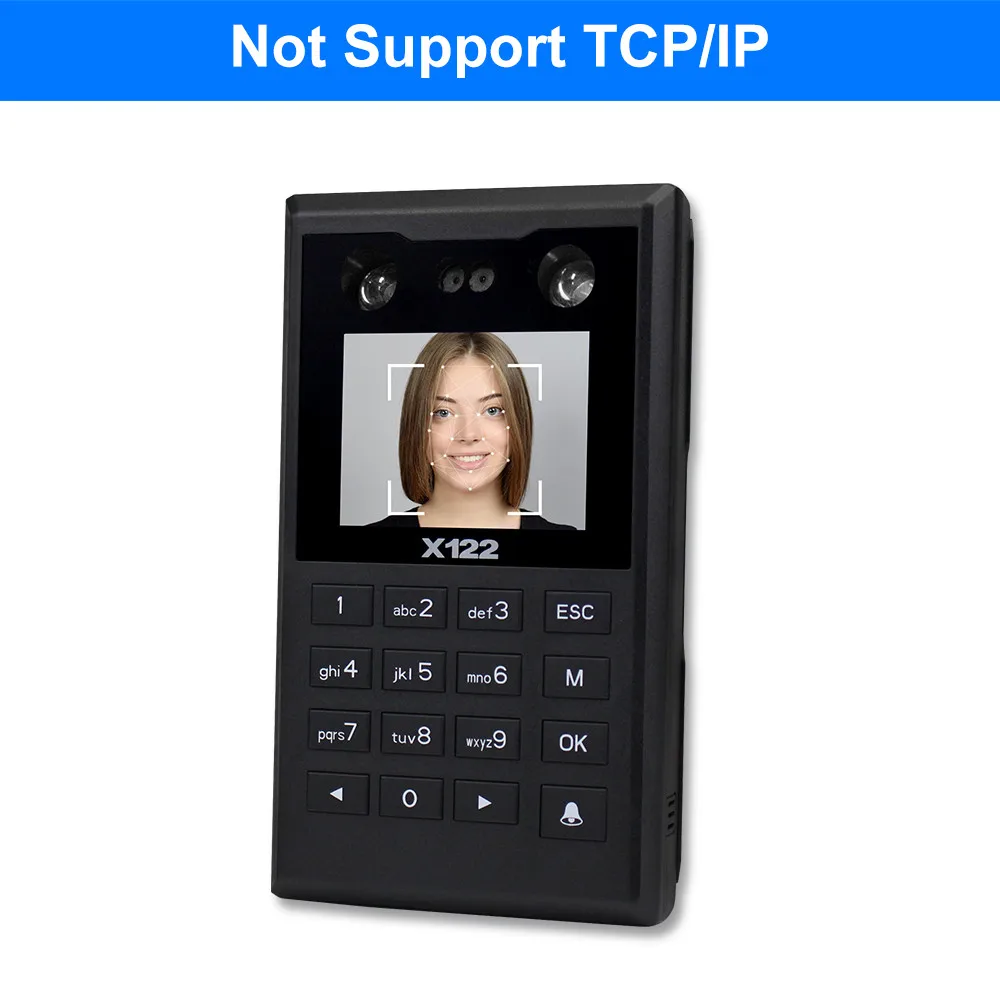 OBO TCP/IP Интеллектуальная клавиатура контроля доступа к отпечаткам пальцев лица биометрика пароль распознавание ладони машина посещаемости времени - Цвет: Not support Software