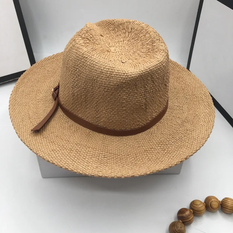 Британская соломенная шляпа lafite для мужчин и женщин, праздничный козырек, как у знаменитостей, дышащая большая карнизная шляпа, летняя крутая шляпа